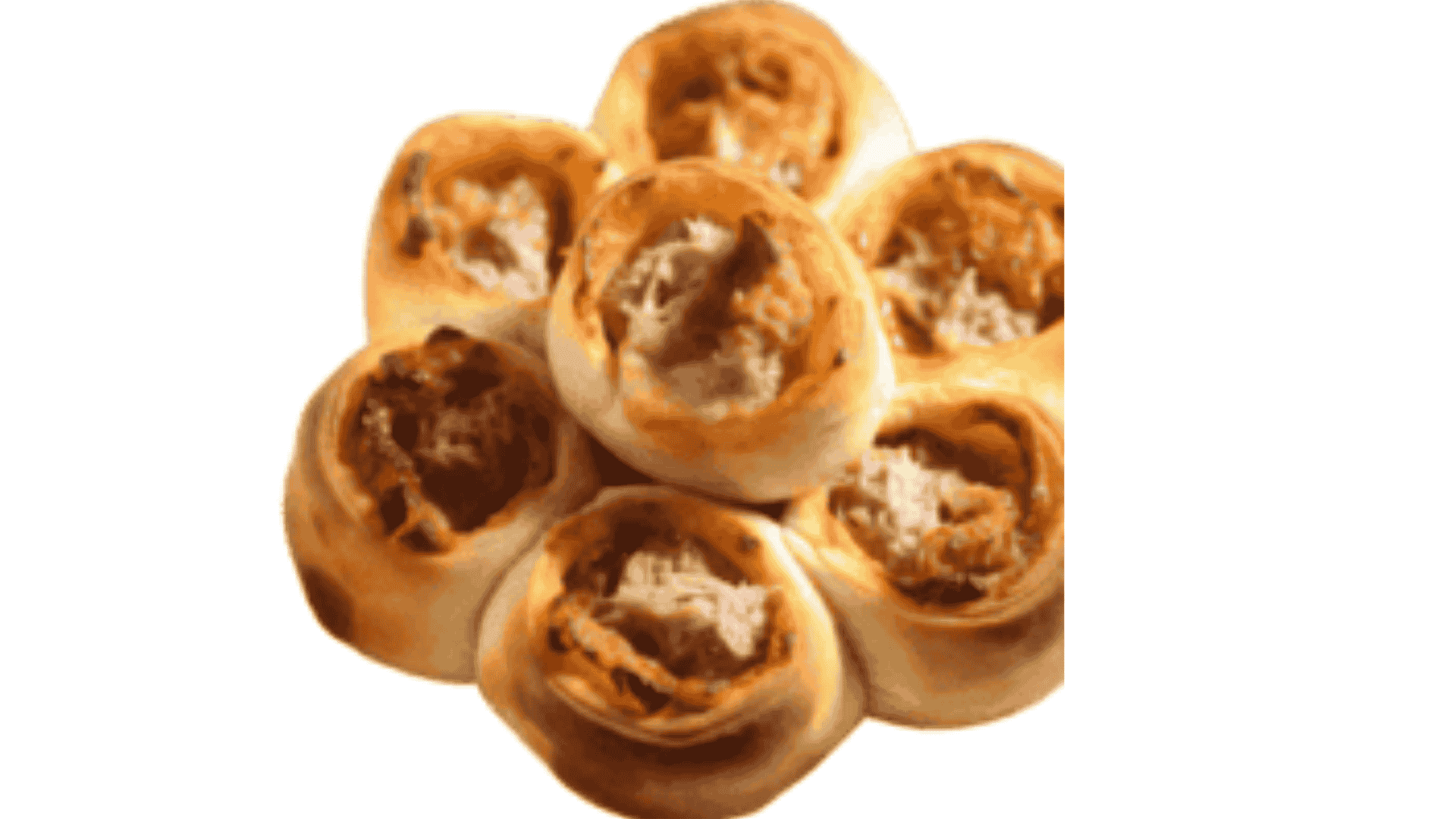 Gefüllte Pizzabrötchen mit Thunfisch und Käse